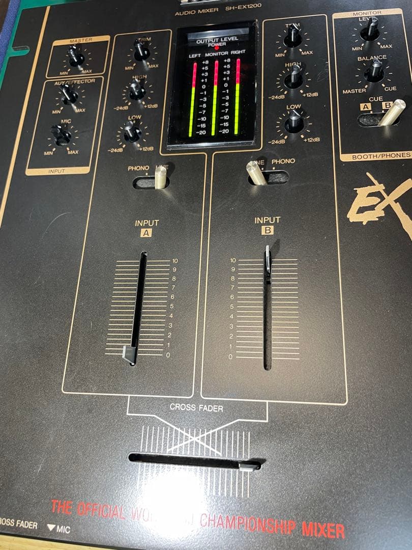 Technics テクニクス　SH-EX1200 メンテナンス　予備CHフェーダ