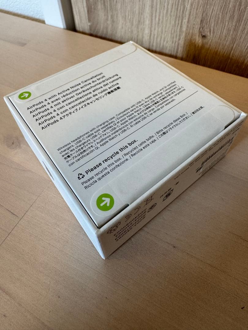 【新品未開封】Apple Airpods 第4世代　ノイズキャンセリング付き