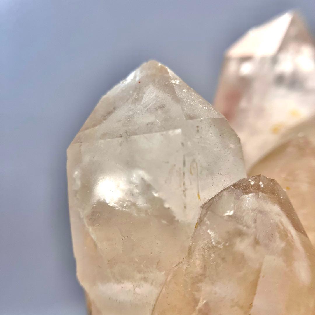 ヒマラヤ　マニカラン　水晶クラスター　希少　レア　ファントム　ピンクマニカラン