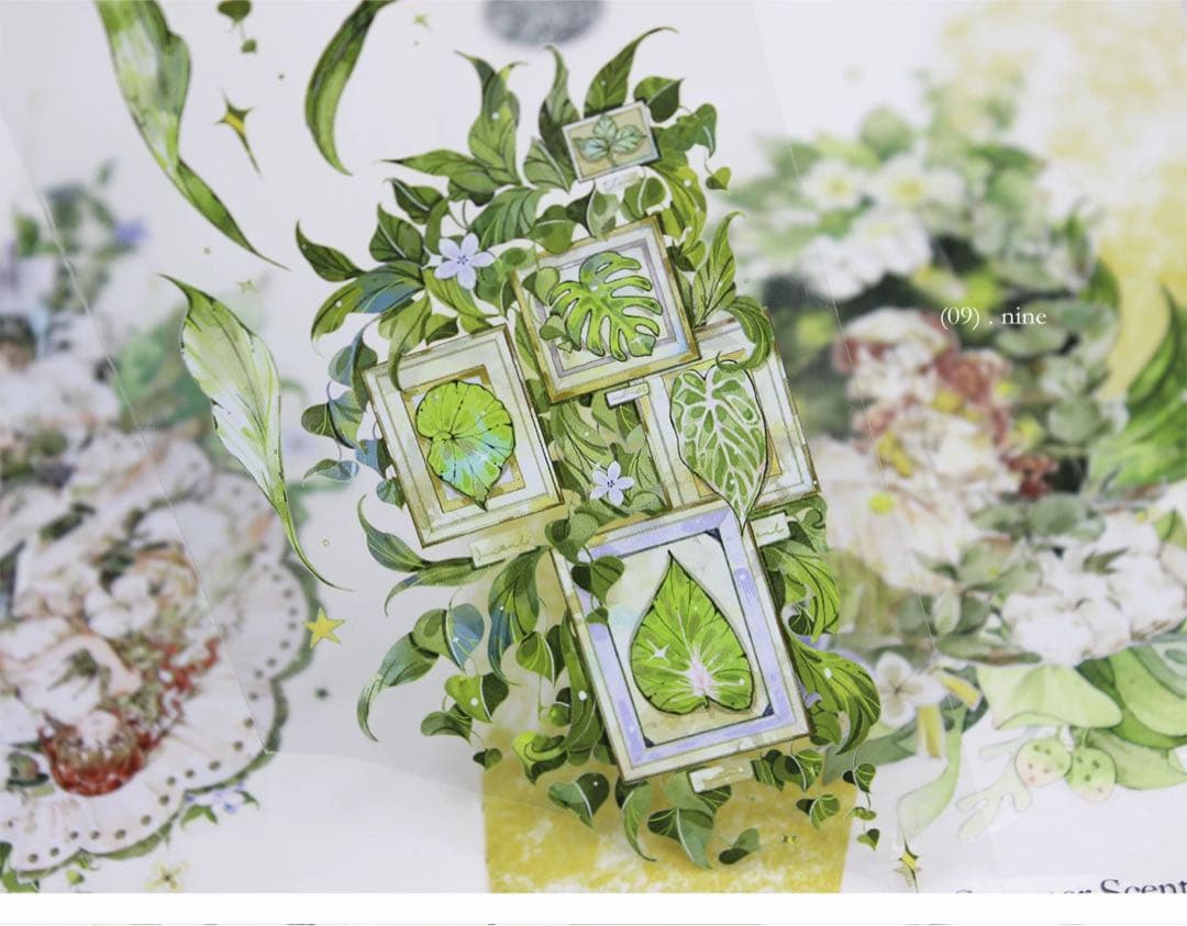 moodtape《枝叶扶苏》海外マスキングテープ　マステ 【2347】