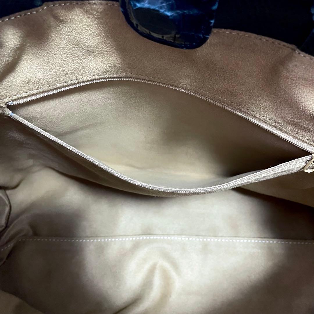 美品✨JRA　高級マットクロコ　ビジネスバッグ　A4収納可　通勤　出張　黒