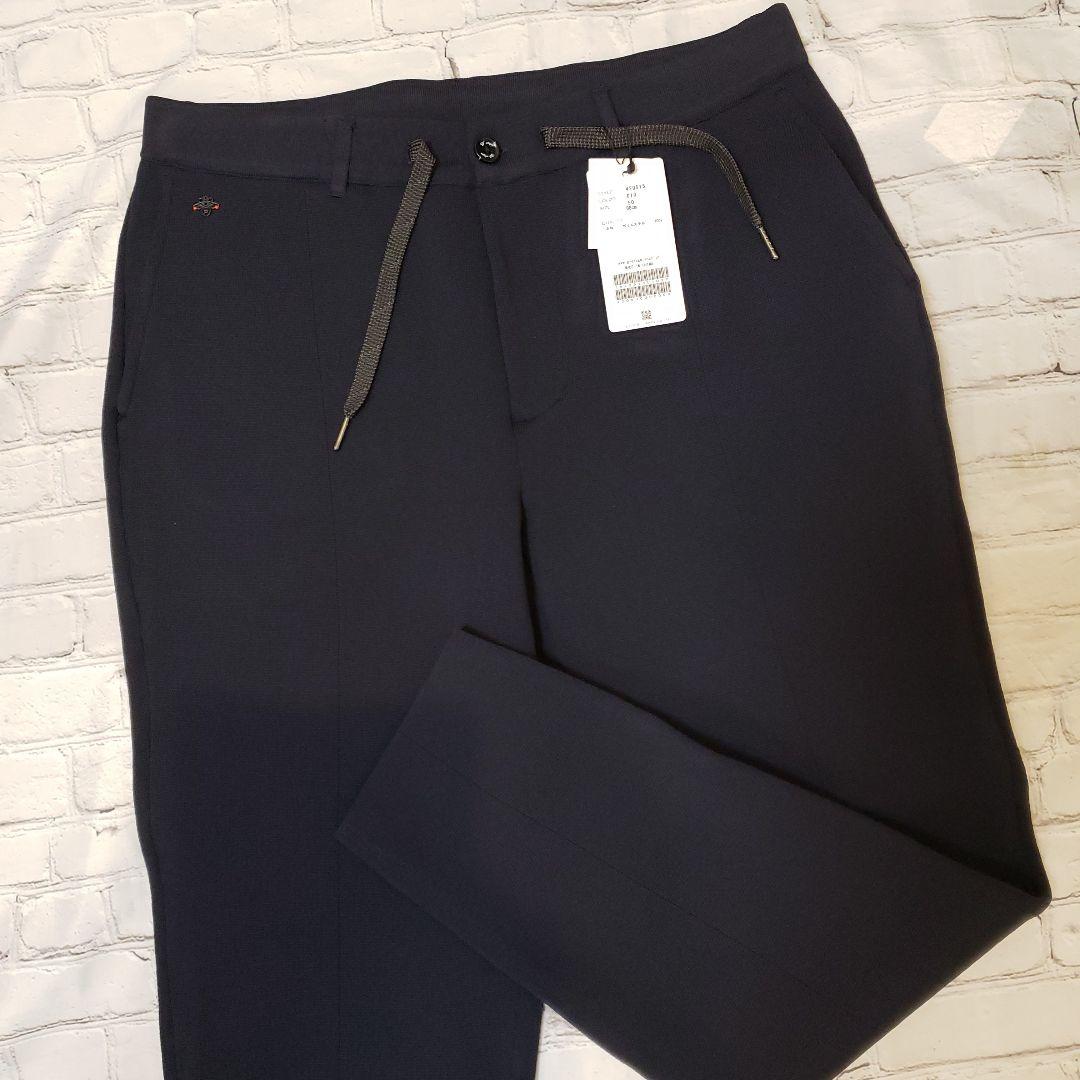 ヒロ G-Stage ミラノリブニット上下セットアップ新品ネイビーMサイズ