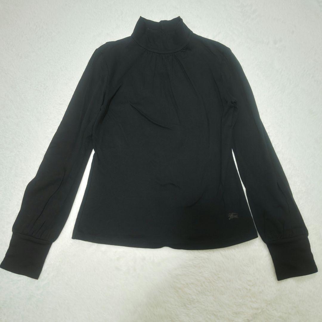 バーバリーブルーレーベル ボウタイ リボン 長袖 ノバチェック ホースロゴ