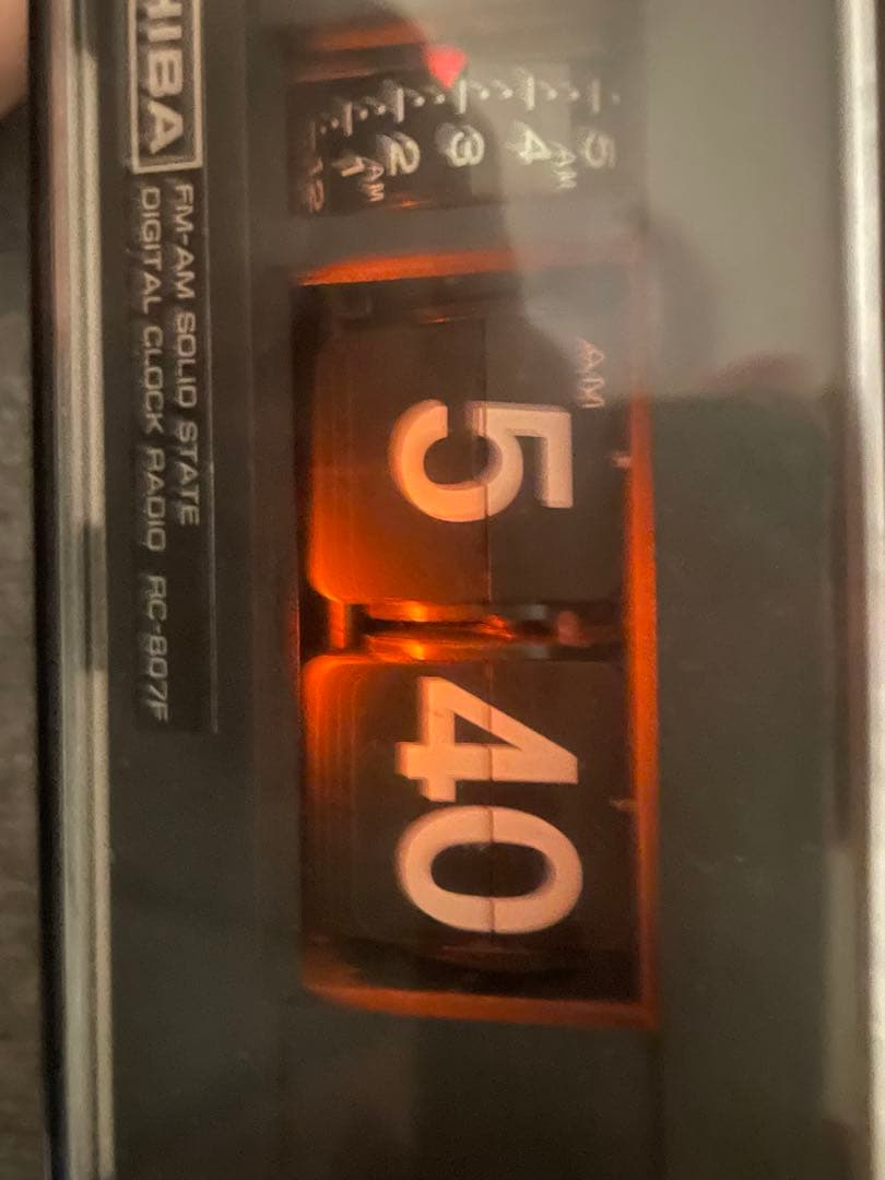 TOSHIBA ラジオ RC-807F 1972年