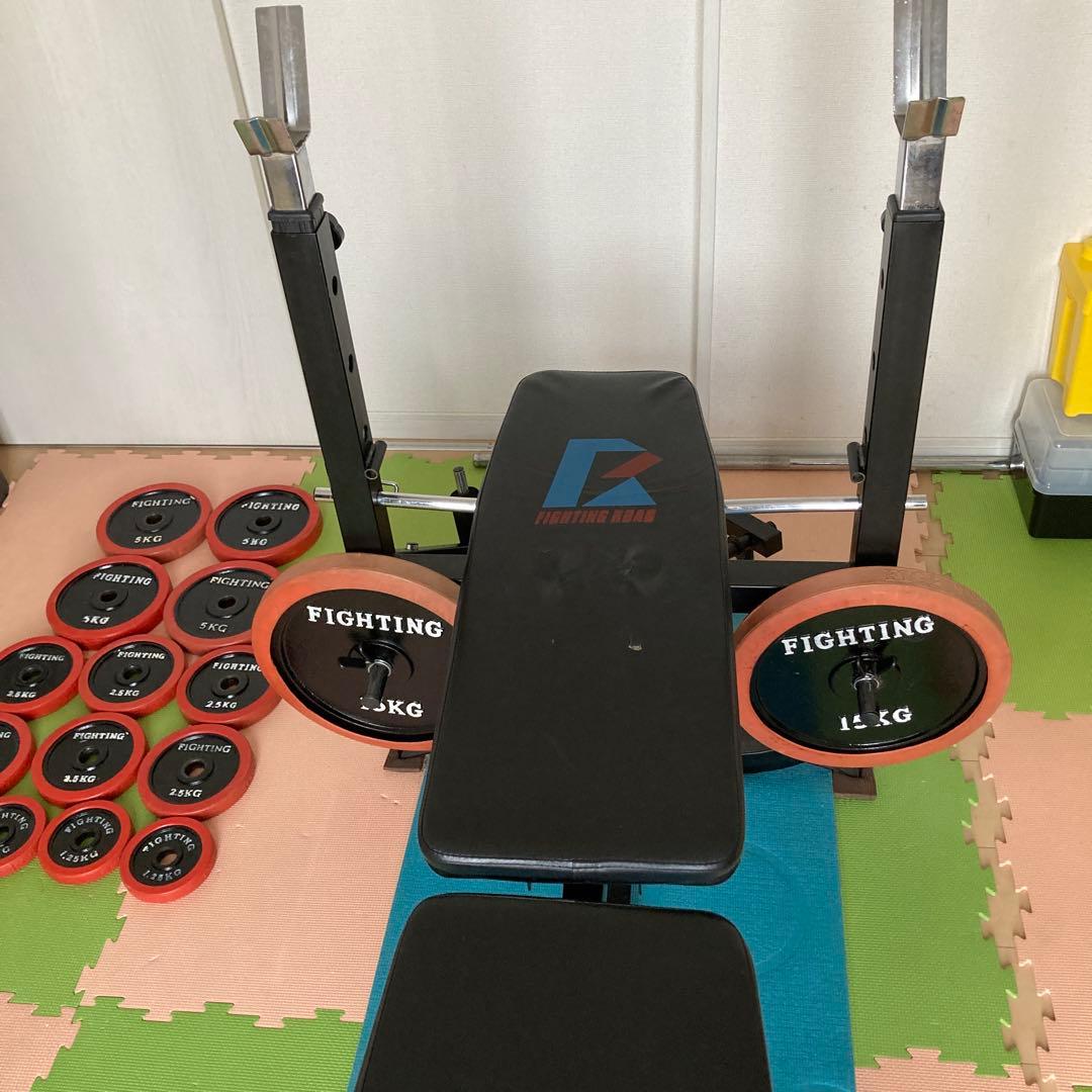 ベンチプレス 120㎏ バーベル ダンベル 筋トレ トレーニング ジム