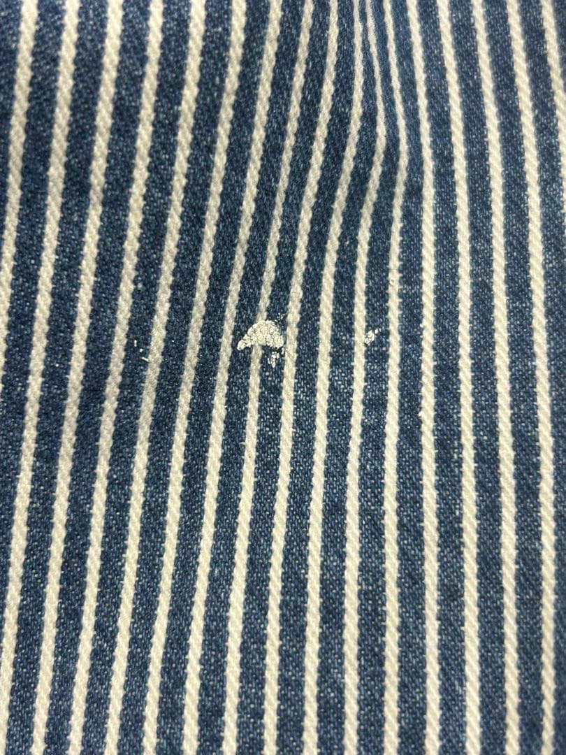 激レア70s OSHKOSH オシュコシュ ヒッコリーオーバーオール 38インチ