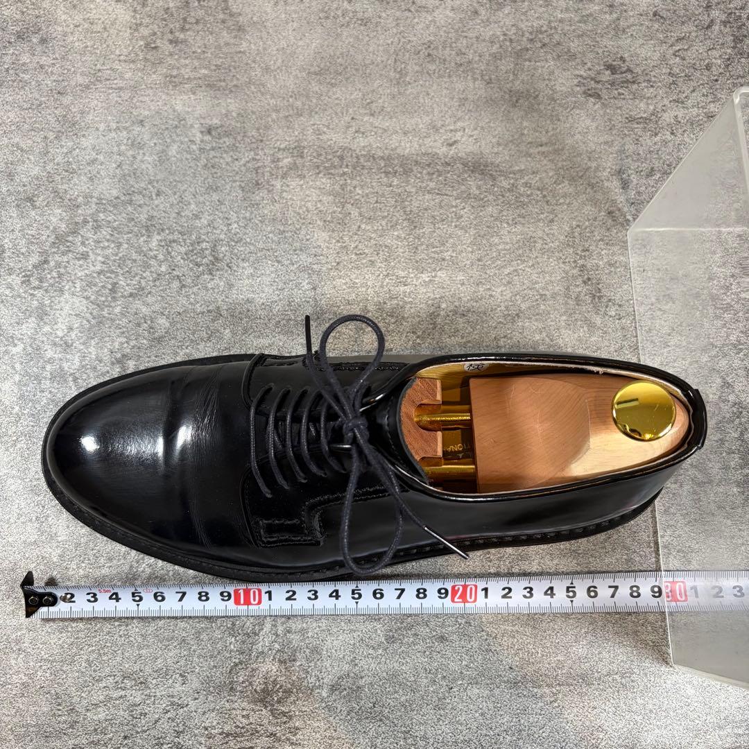 HARUTA ハルタ　ポストマンシューズ　レザー　プレーントゥ　黒　25.5cm