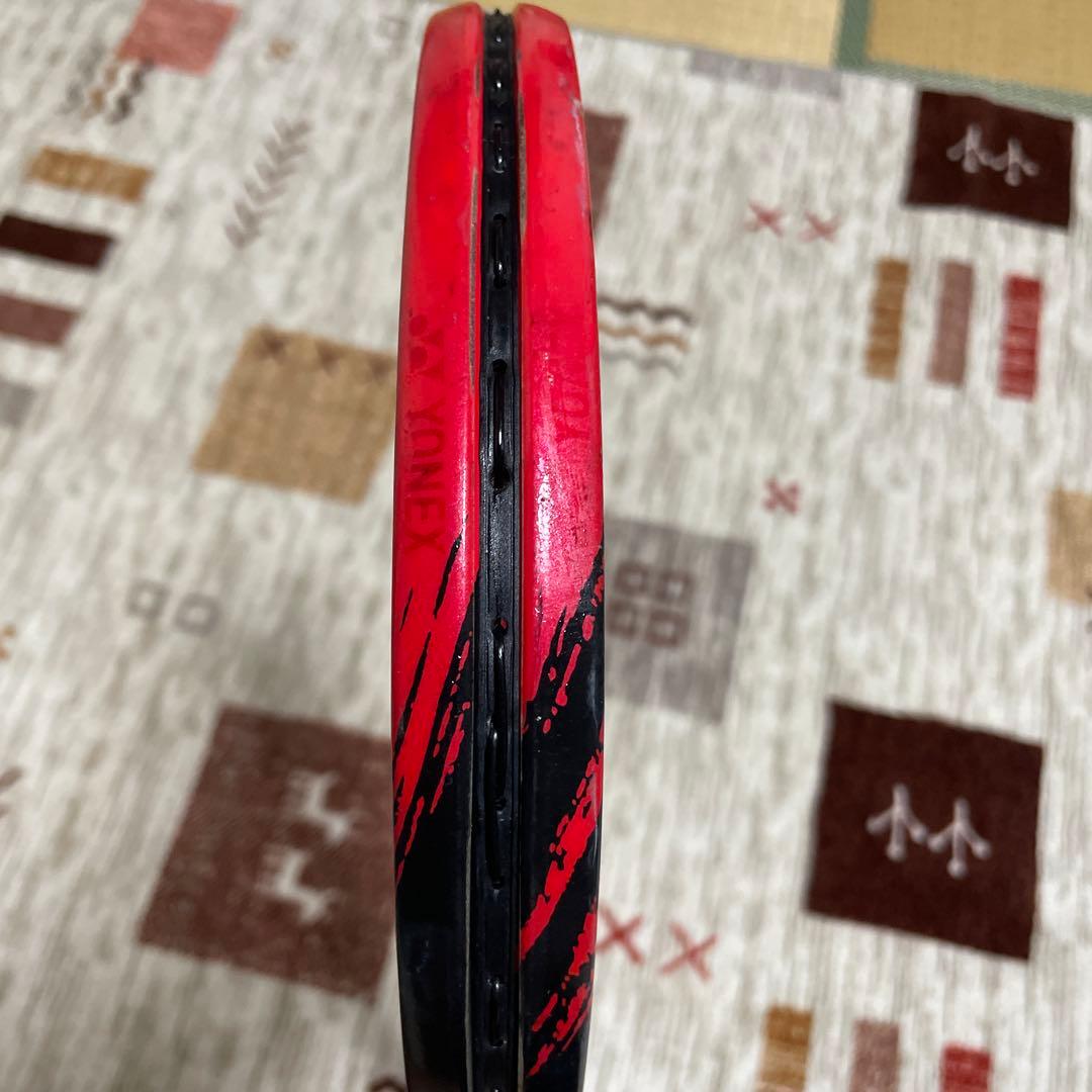 YONEX ナノフォース8Vレブ フレイムレッド UL1 美品 廃盤カラー