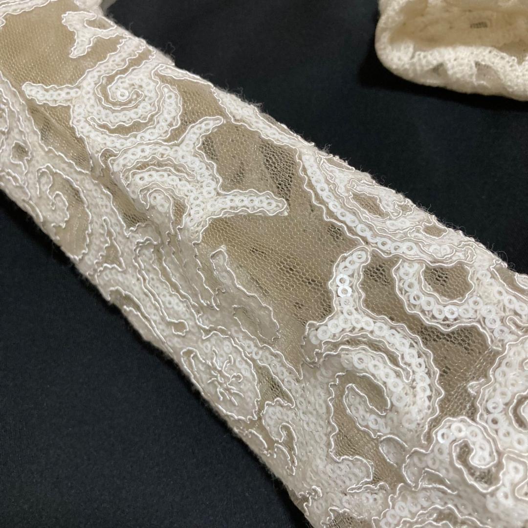 15677✨良品✨タダシショージ バイカラーワンピース 白×黒 スパンコール