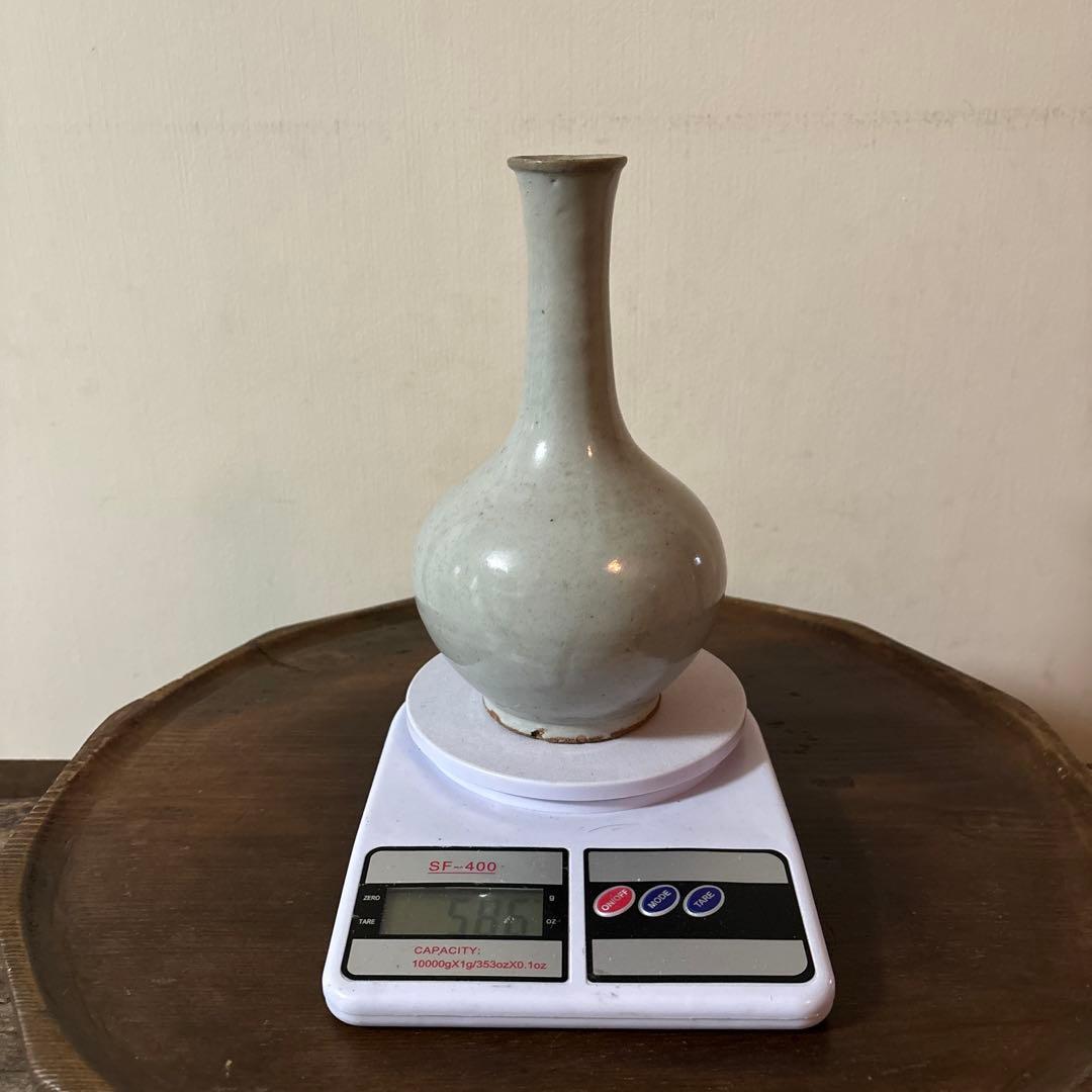 李朝白磁徳利　骨董　韓国骨董　アンティーク　古道具　白洲正子　秦秀雄　向田邦子