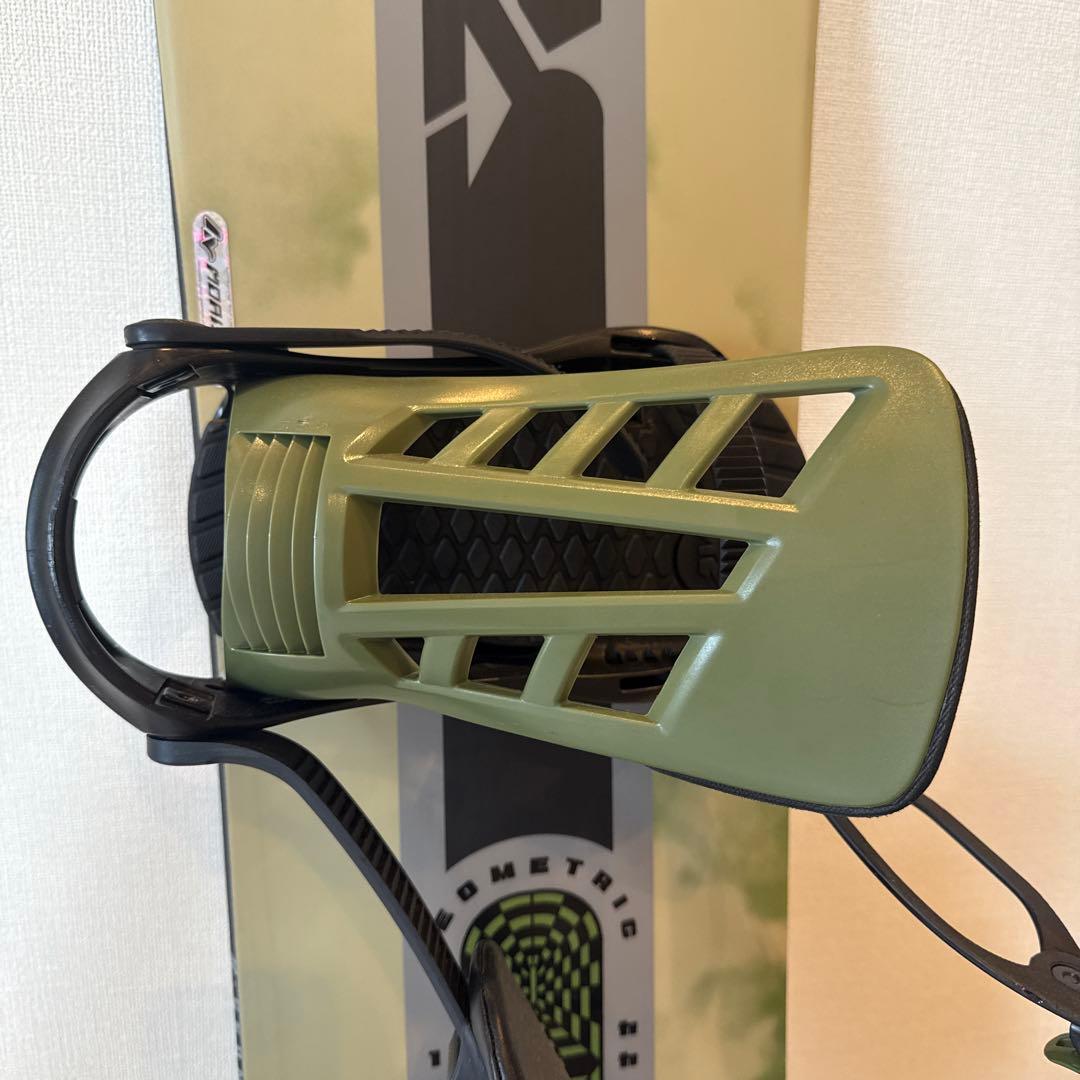 K2 スノーボード グレー ストライプ