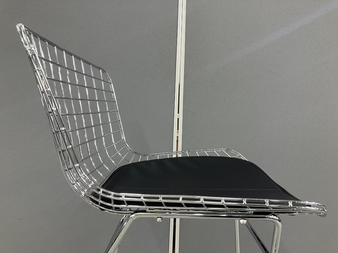 ハイチェア N plus リプロダクト ハリー・ベルトイア シルバー②