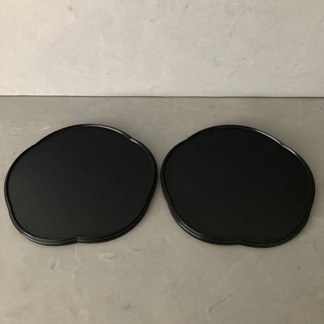 合鹿椀 梅型盆 箸 2客セット