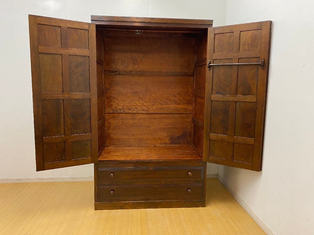 ꧁松本民芸家具꧂ワードローブ クローゼット たんす タンス 箪笥 収納 チェスト