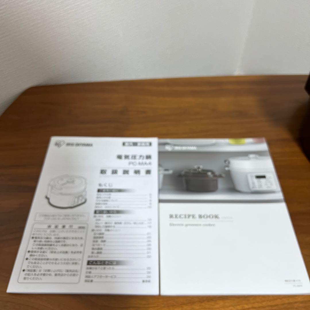 【美品】アイリスオーヤマ 電気圧力鍋 PC-MA4 ブラウン