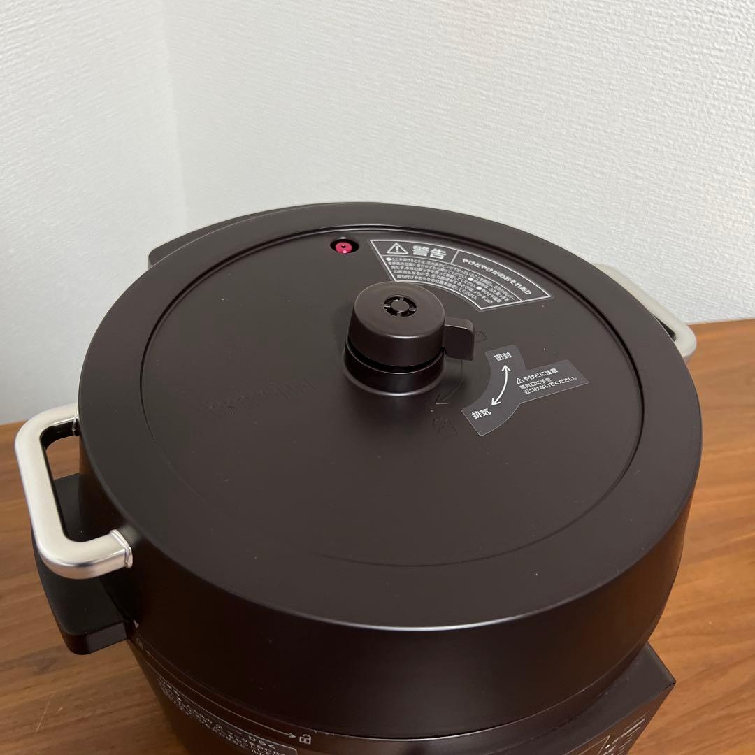 【美品】アイリスオーヤマ 電気圧力鍋 PC-MA4 ブラウン