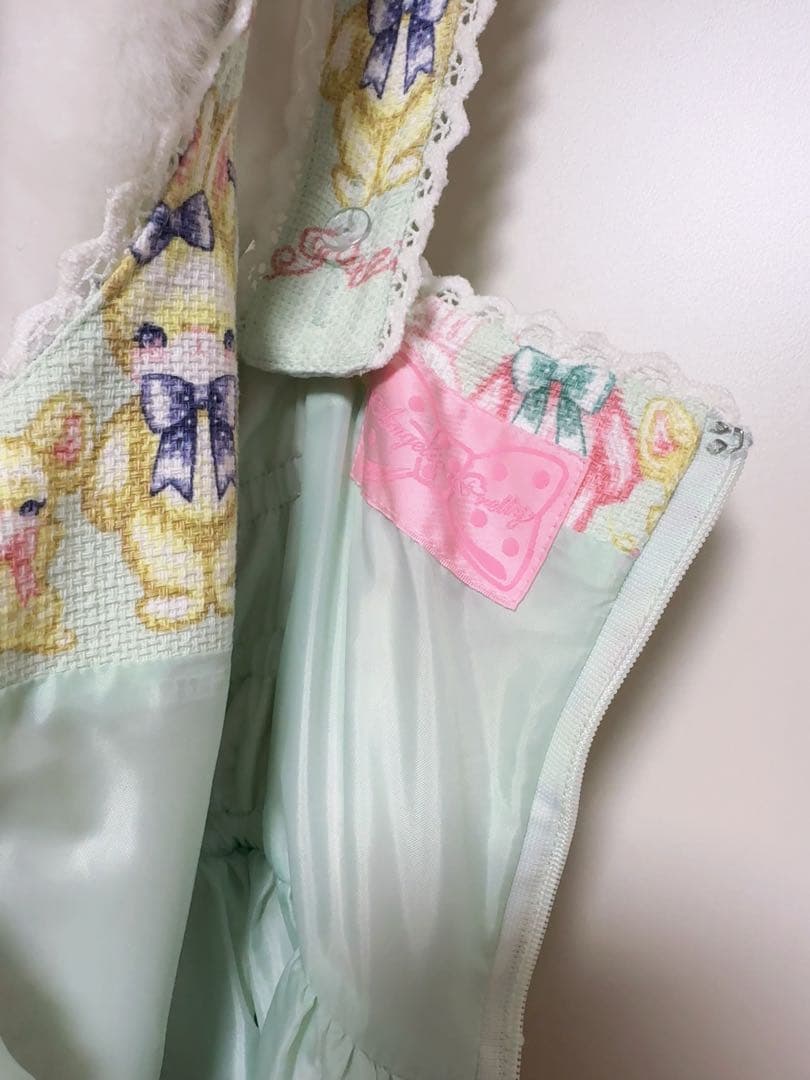 angelic pretty もこもこTOYS ジャンパースカート+ソックス