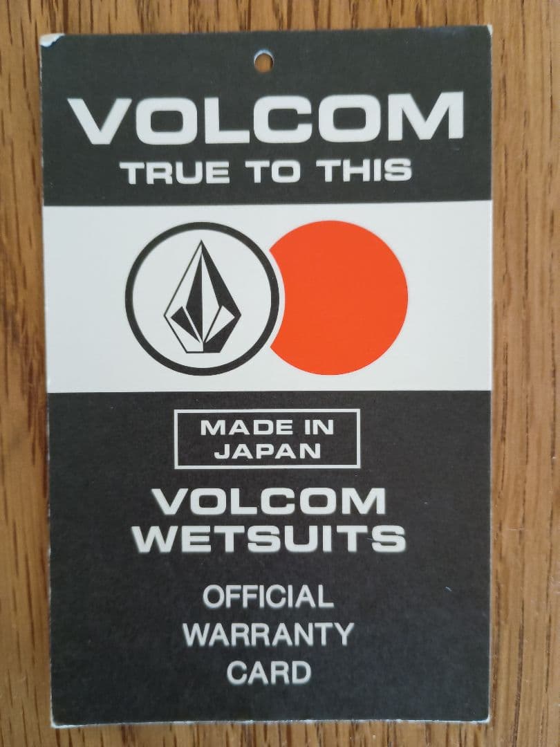 VOLCOM ボルコム DOVE社製ウェットスーツ セミドライ