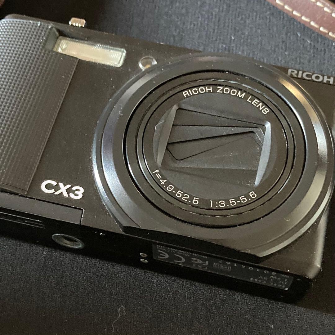 【美品】RICOH CX3 ブラック コンデジ