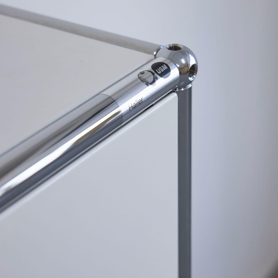 USMハラー　2列3段キャビネット/ピュアホワイト/送料込み