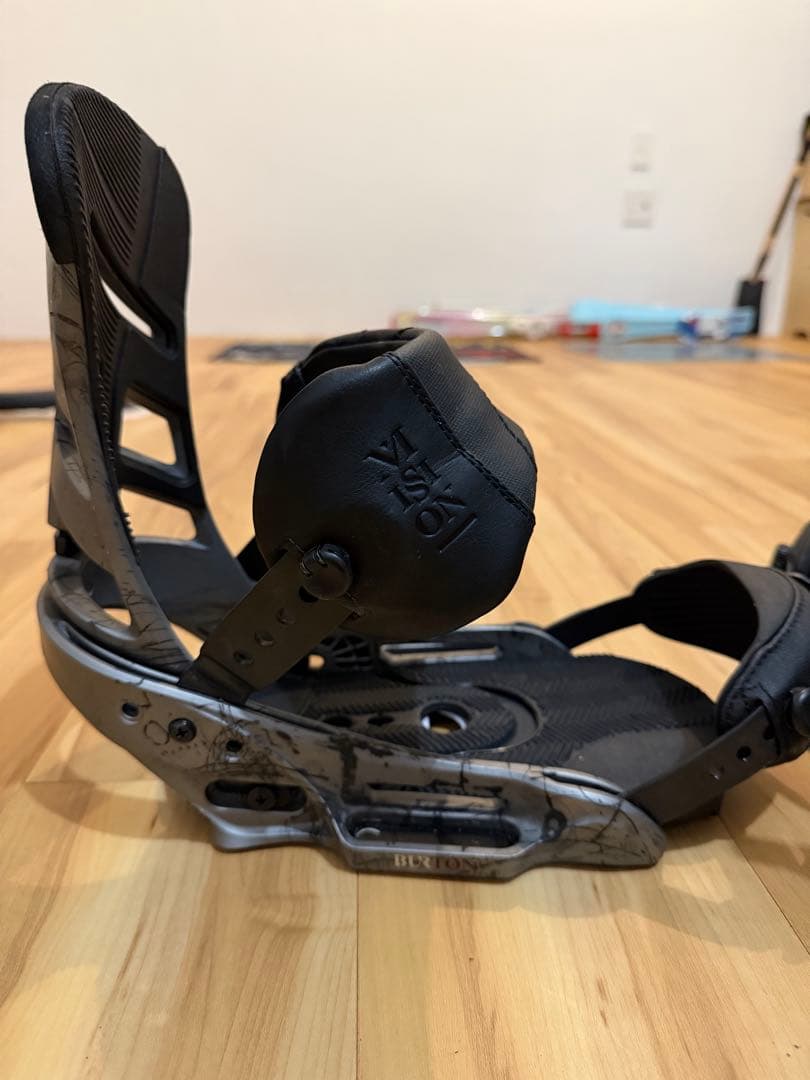 Burton mission estスノーボードビンディング ブラック グレー