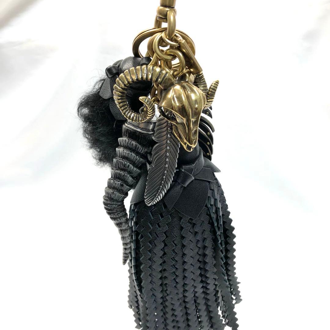 【美品✨希少】　コーチ　バッグチャーム　チャーム　キーリング　ラムスカル