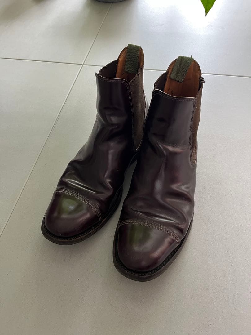 大値下げ！SANDERSサンダースチェルシーサイドゴアブーツ定価72600