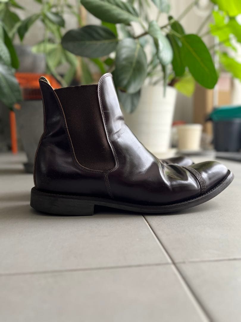 大値下げ！SANDERSサンダースチェルシーサイドゴアブーツ定価72600