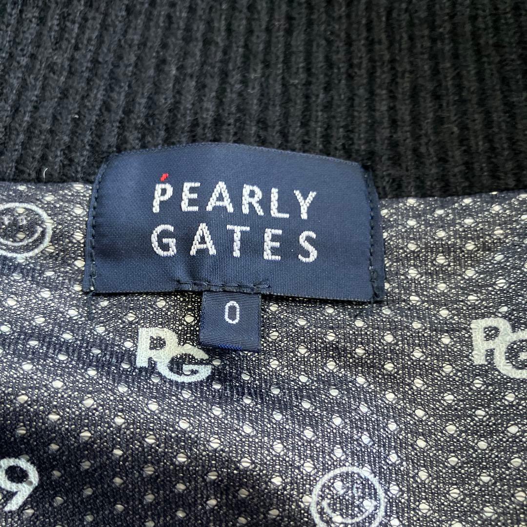 【新品】PEARLY GATES ロゴフルジップ ニットブルゾン0