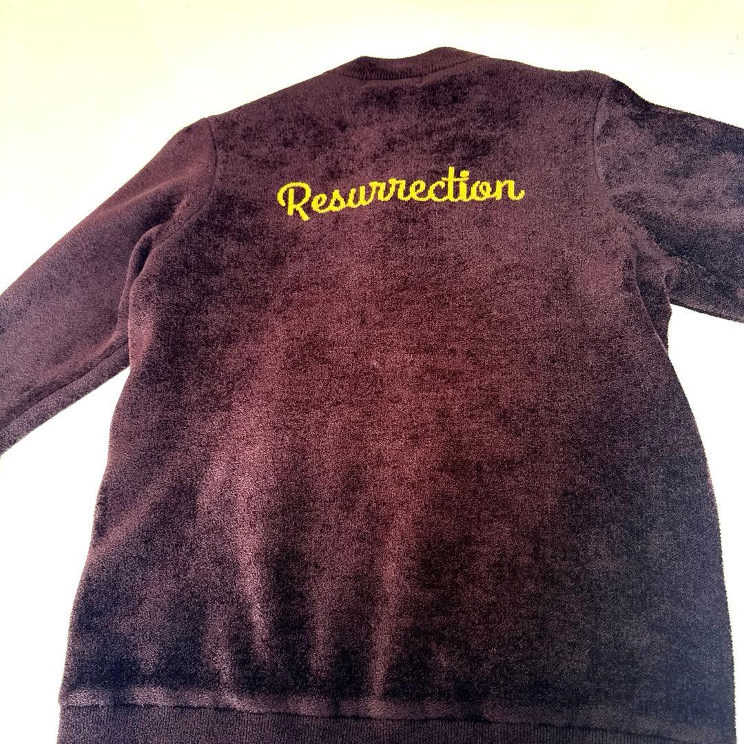 お値下げRESURRECTION★ニットコンビネーション パデットブルゾン