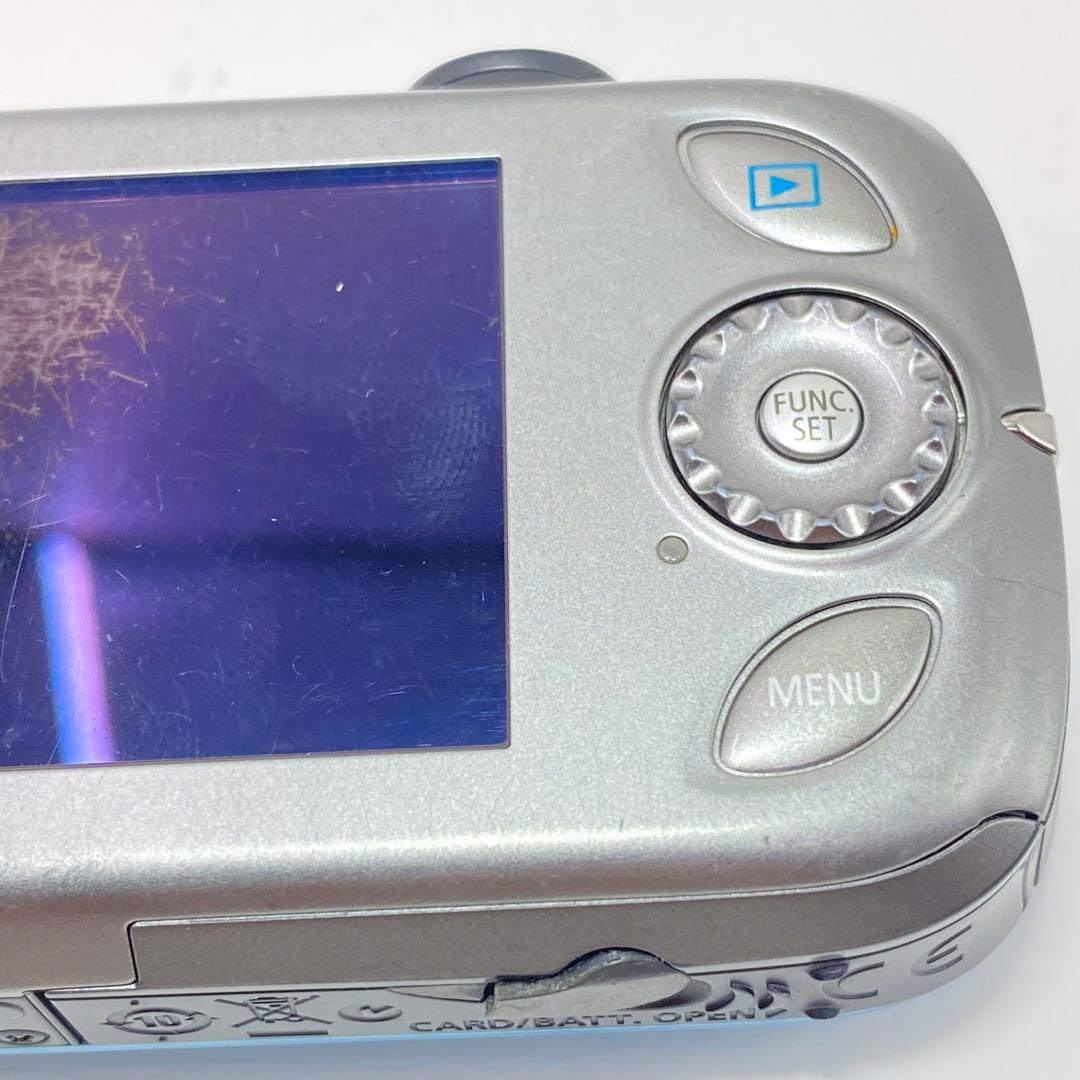 Canon IXY 510IS PC1356 充電器　ブルー コンデジ　動作品