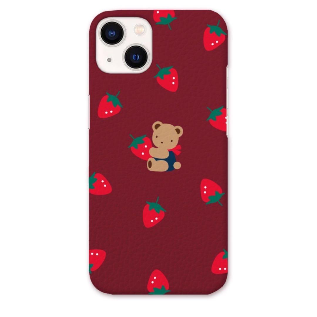 【新品.未使用】♡ファミリア限定　カスタマイズスマホケース　いちご　16pro♡