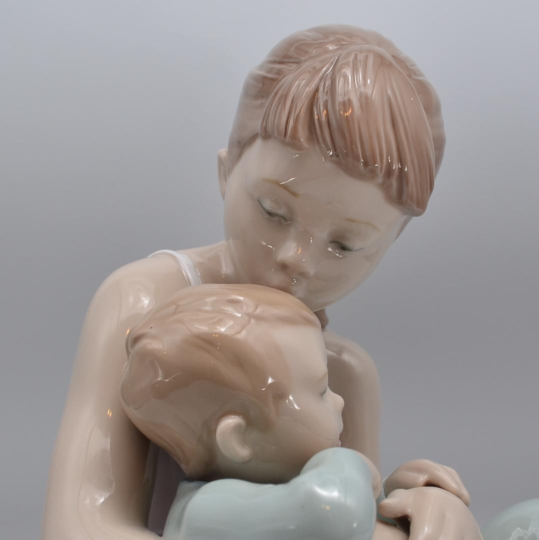 兄弟　Siblings　＃9236　★リヤドロ　スペイン　光沢仕上げ　箱付　美品