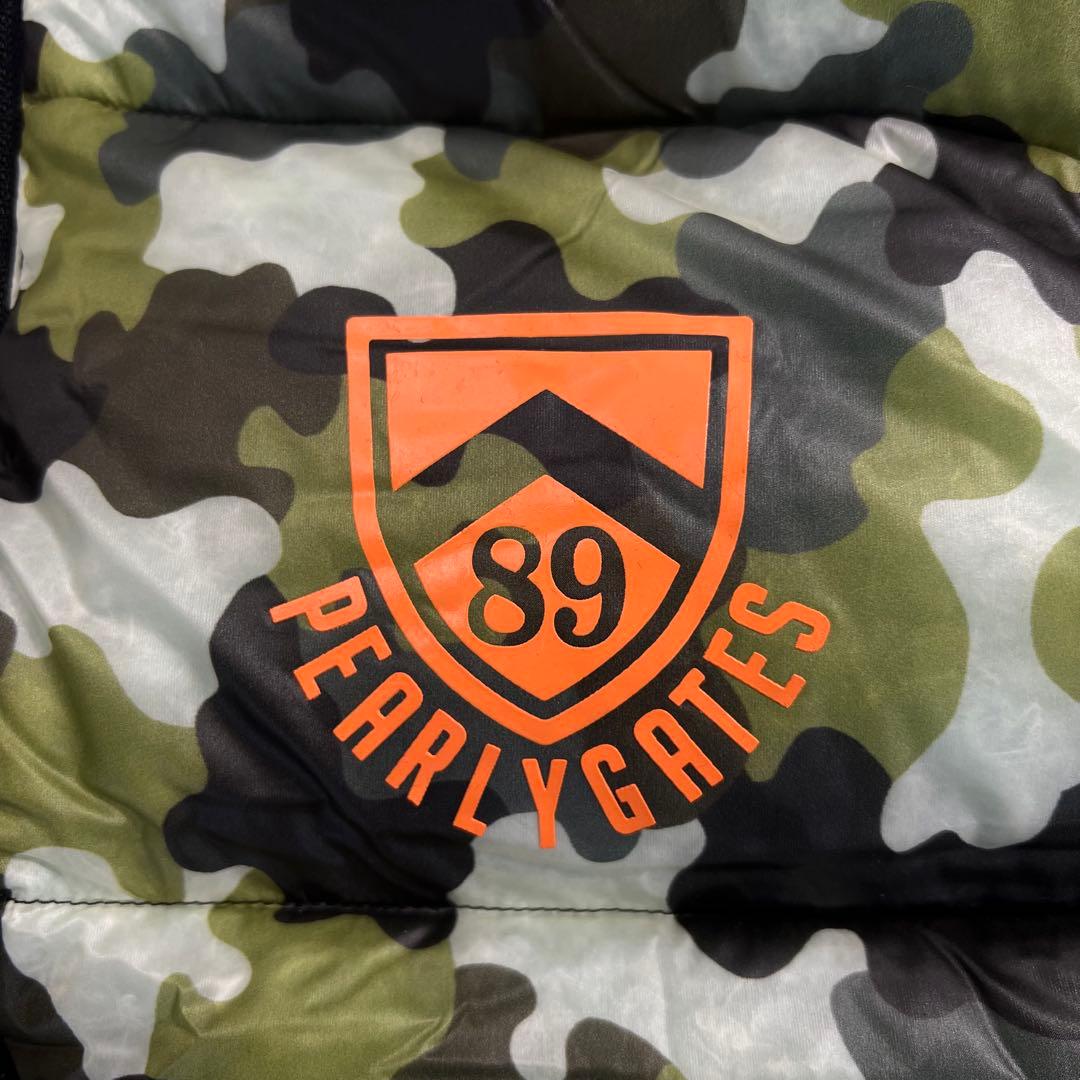 極美品 PEARLY GATES 迷彩柄 ダウンベスト サイズ5/L相当