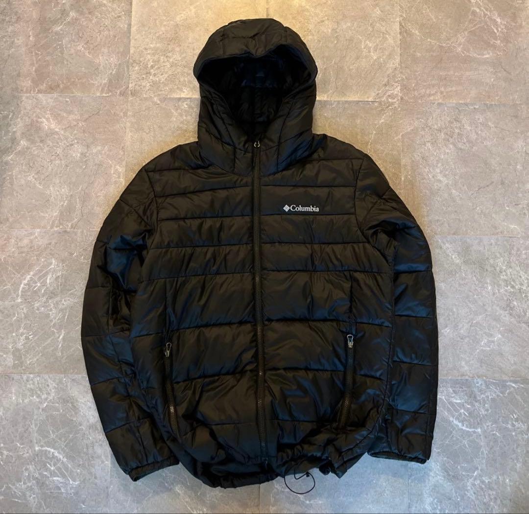 【極美品 】columbia マウンテン パーカー ダウン ブラックM