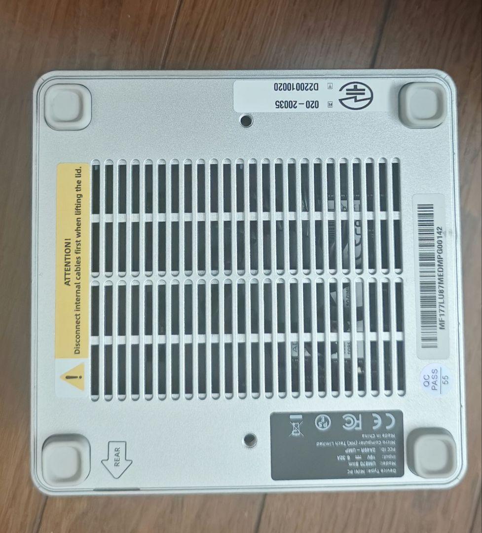 minisforum um870 slim 32GB 1TB本体付属品　値下げ可