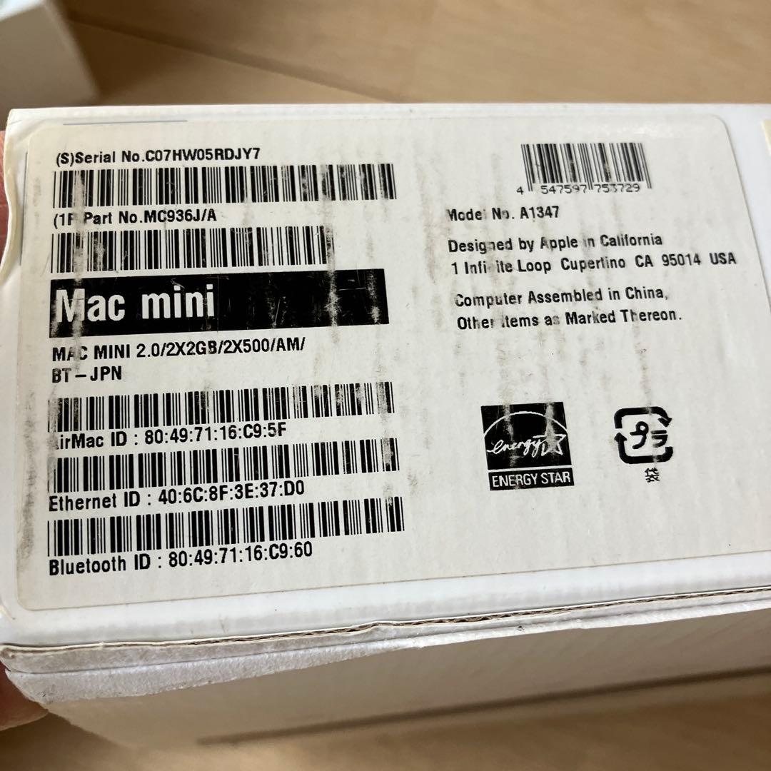 Macデスクトップ Mac mini 2011 A1347