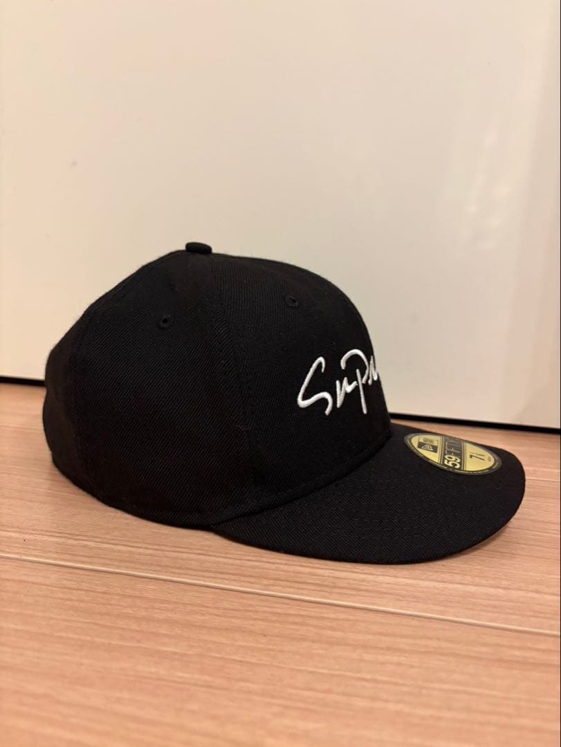 Supreme ベースボールキャップ ブラック 7 1/8