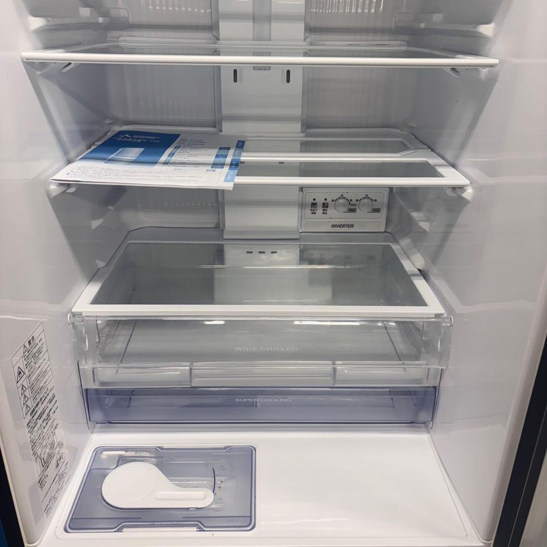 594 2023年製 三菱 大型冷蔵庫 300L強自動製氷 小型 家庭用 右開き