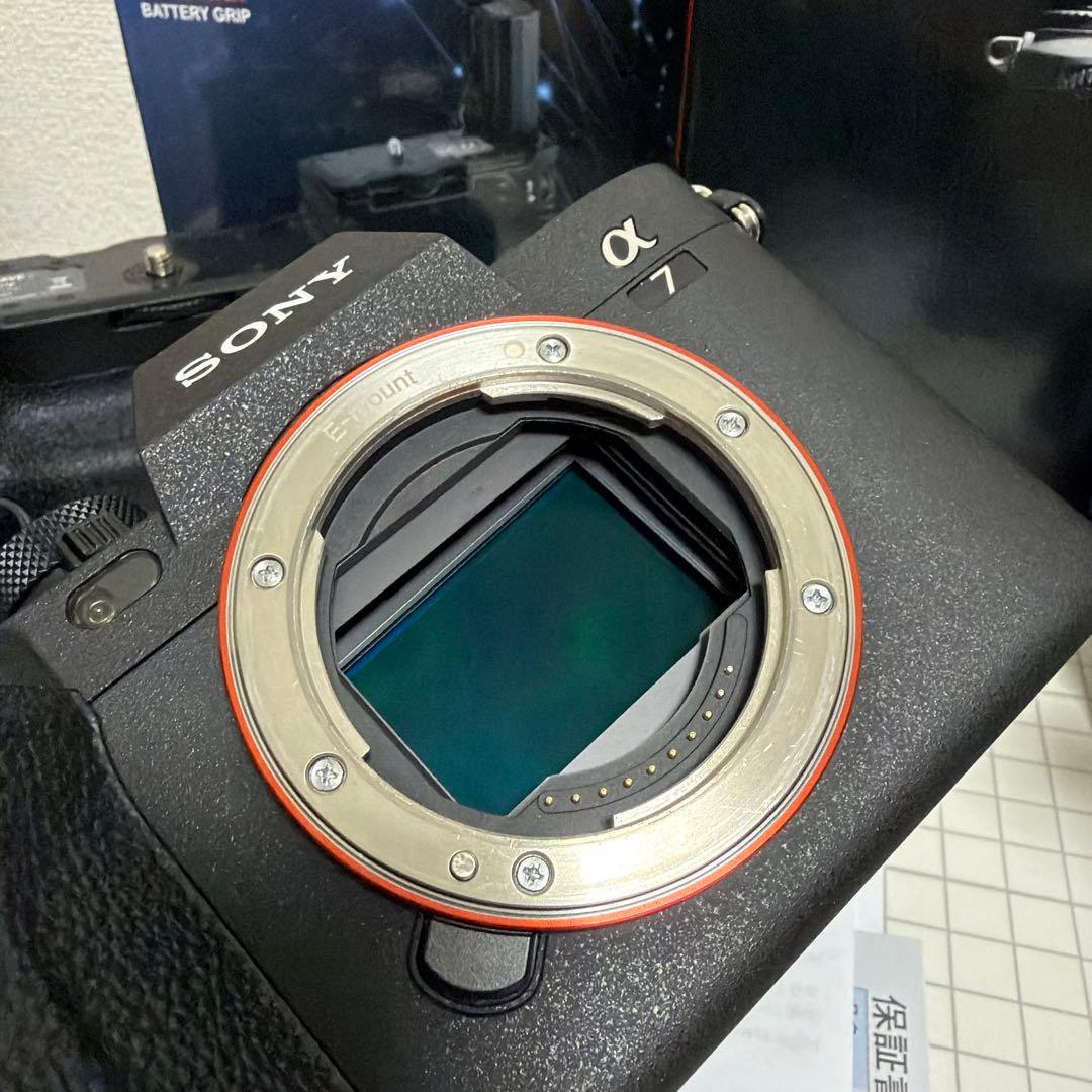SONY α7Ⅳ ILCE-7M4 ケージ、社外バッテリーグリップセット
