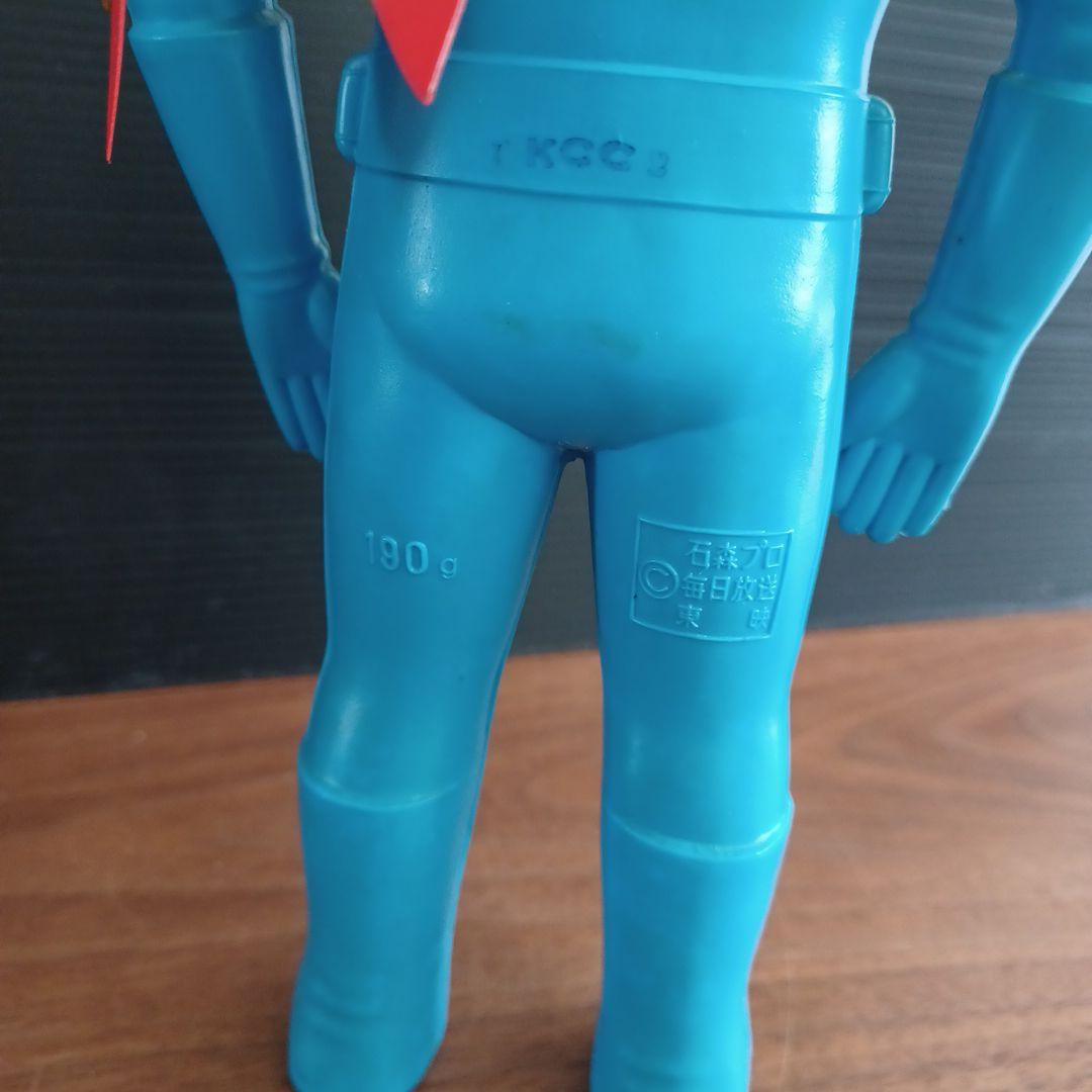 当時物サンスター製「おもちゃシャンプー仮面ライダー」希少ソフビ容器フィギア