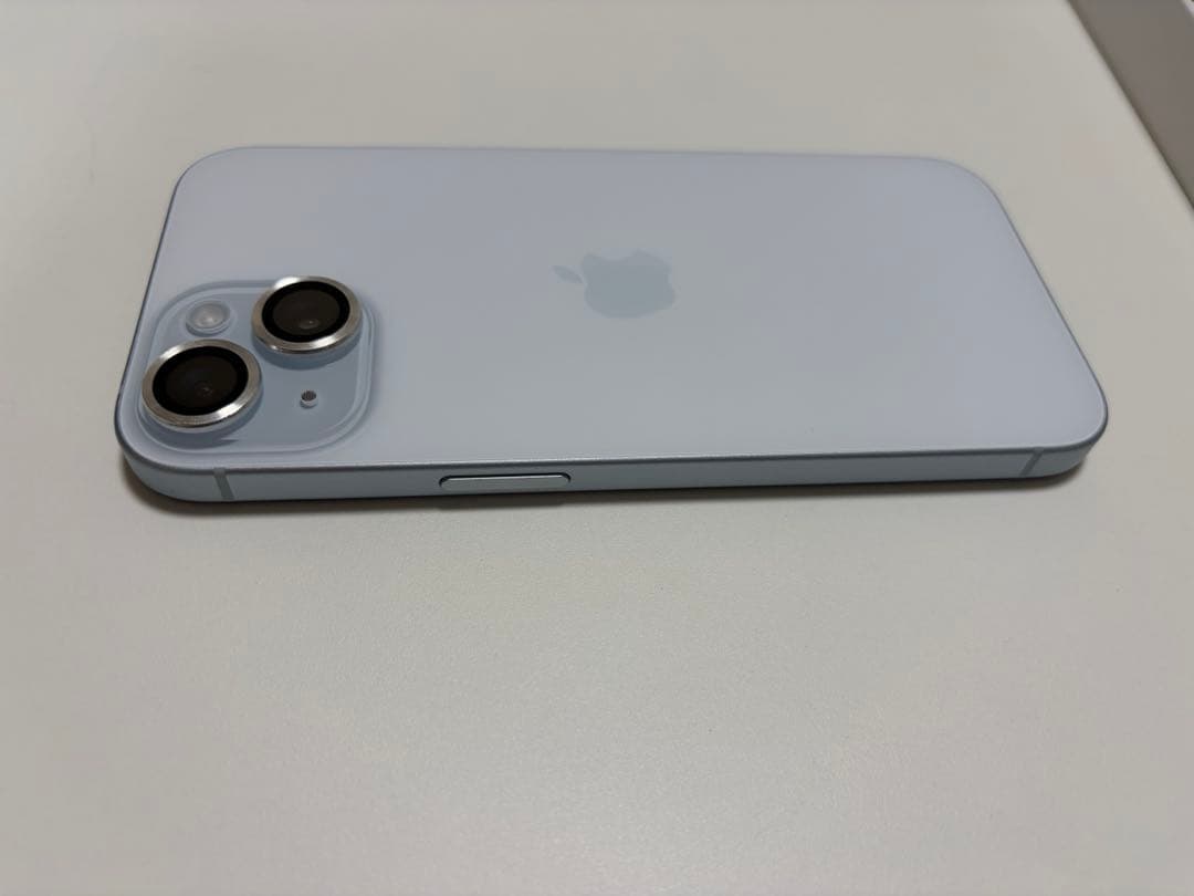 iPhone15 128gb ブルー　中古 ノーリビルド　Apple Store