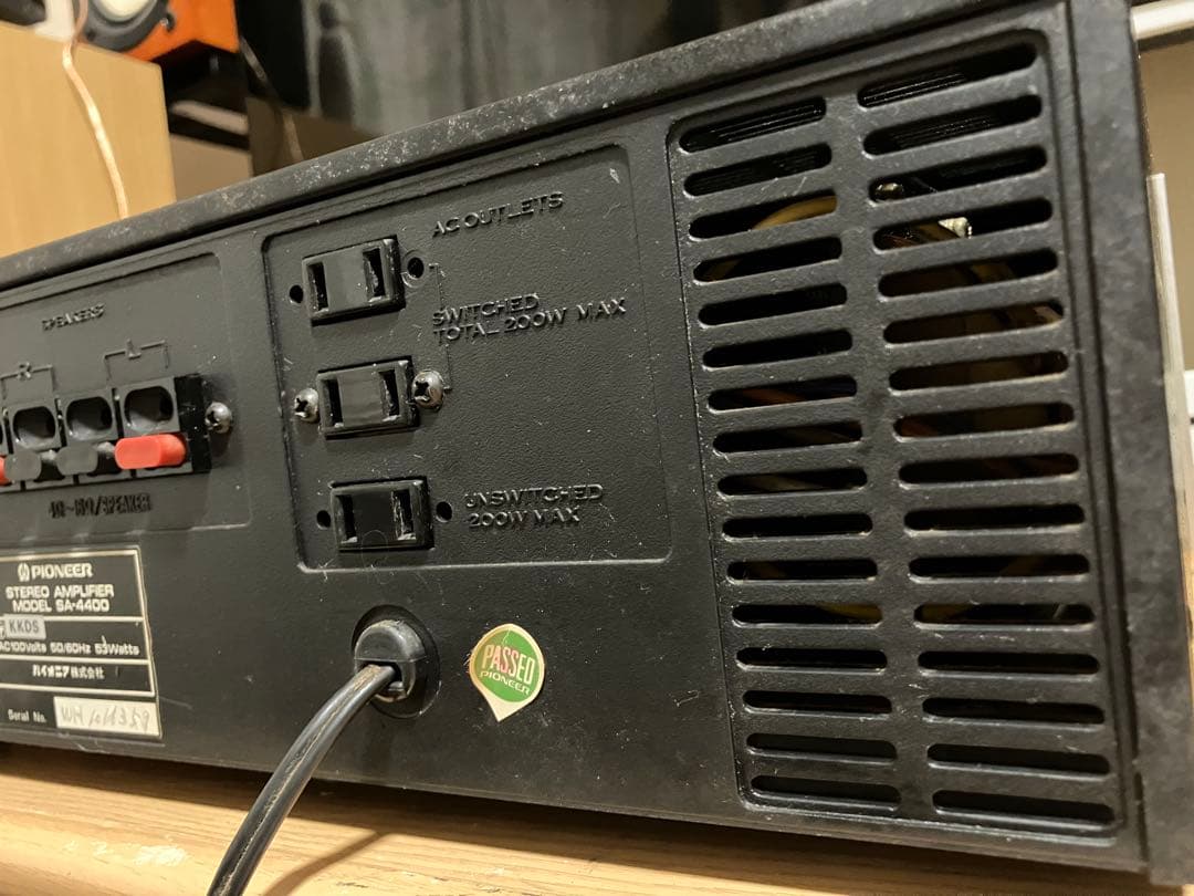 【動作品】Pioneer・SA-4400／プリメインアンプ