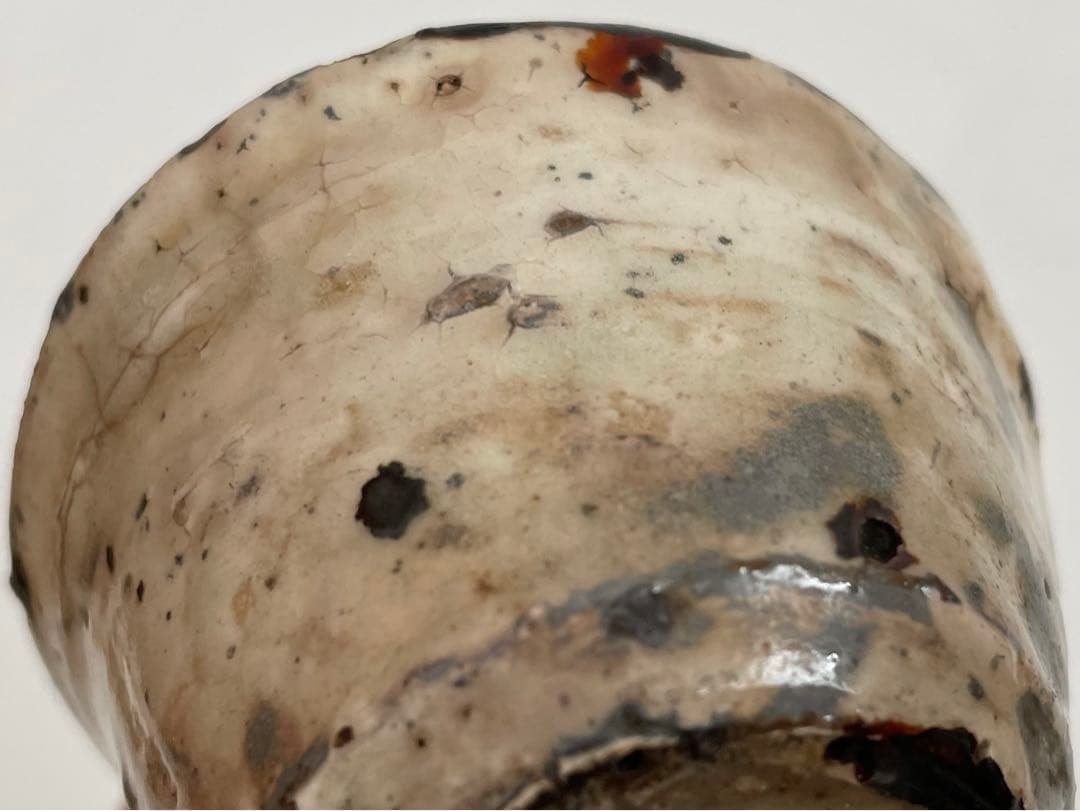 陶芸家　小山冨士夫　小山富士夫　古山子　酒觴　粉引　粉吹　共箱　李朝