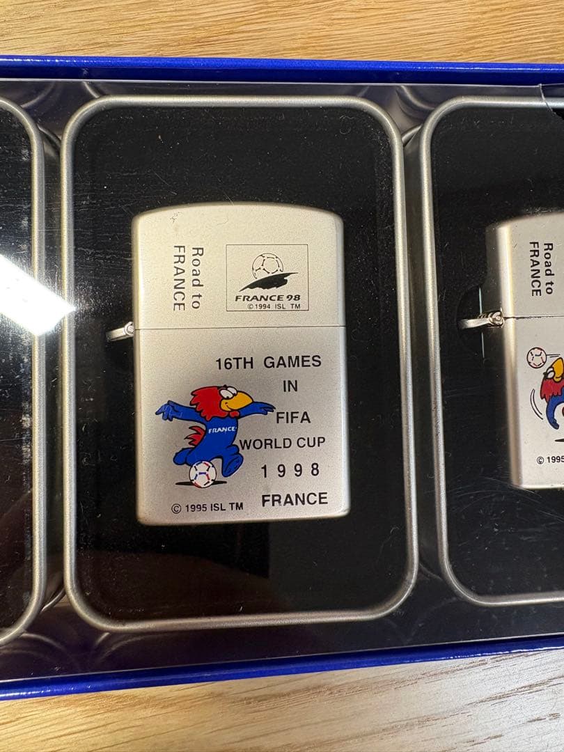 【貴重】FIFAワールドカップ 1998 FRANCE 98 ジッポ5個セット