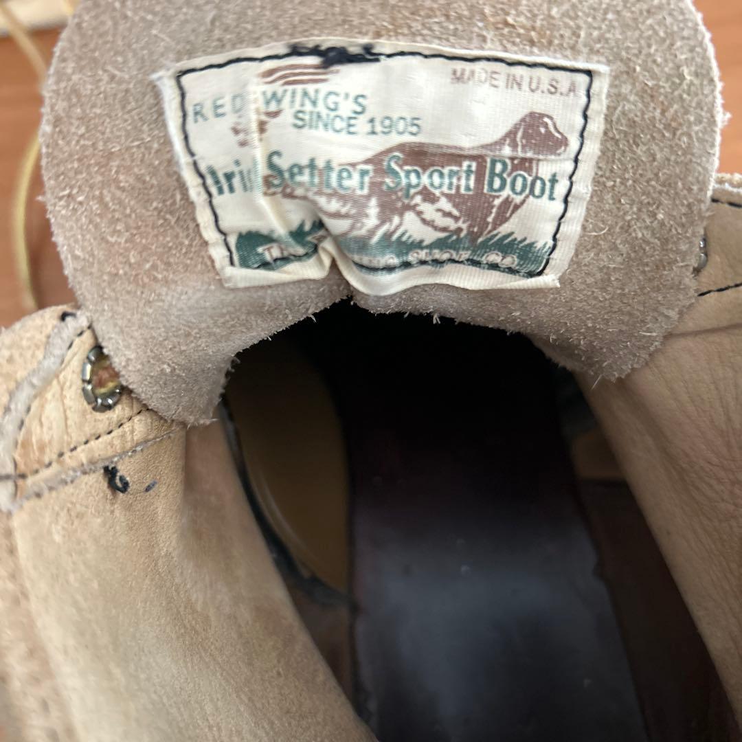 90’s Redwing レッドウィング 8167ブーツ 犬四角タグ 送料込