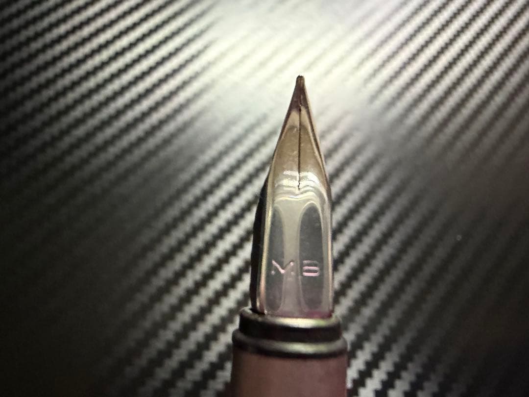 極美品 モンブラン ノブレス スリムライン スチール EF 極細字 万年筆