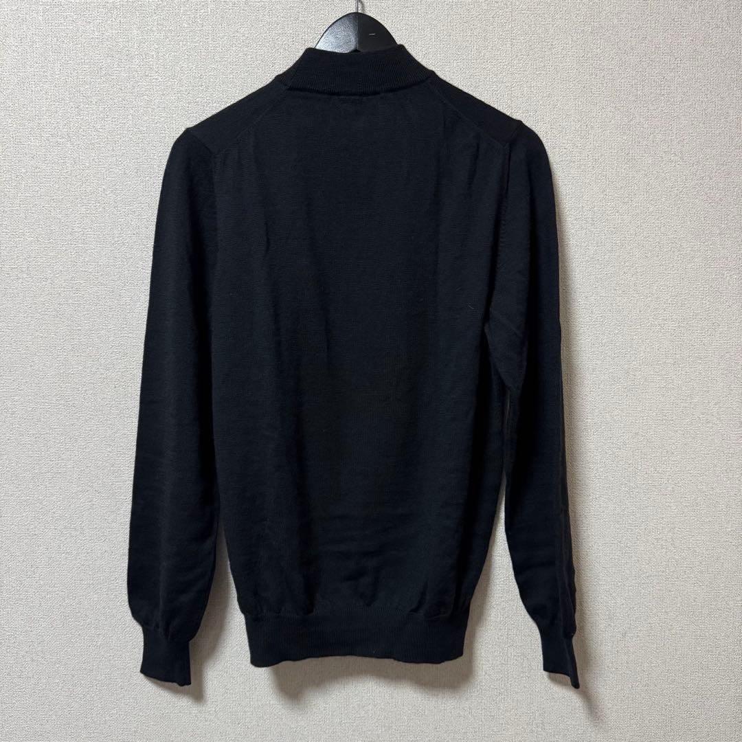 GRAN SASSO/グランサッソ 12ゲージ モックネックニット ブラック