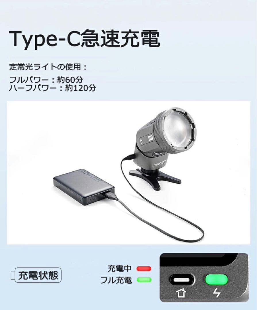 [z412]JINBEI H1 LEDスピードライト