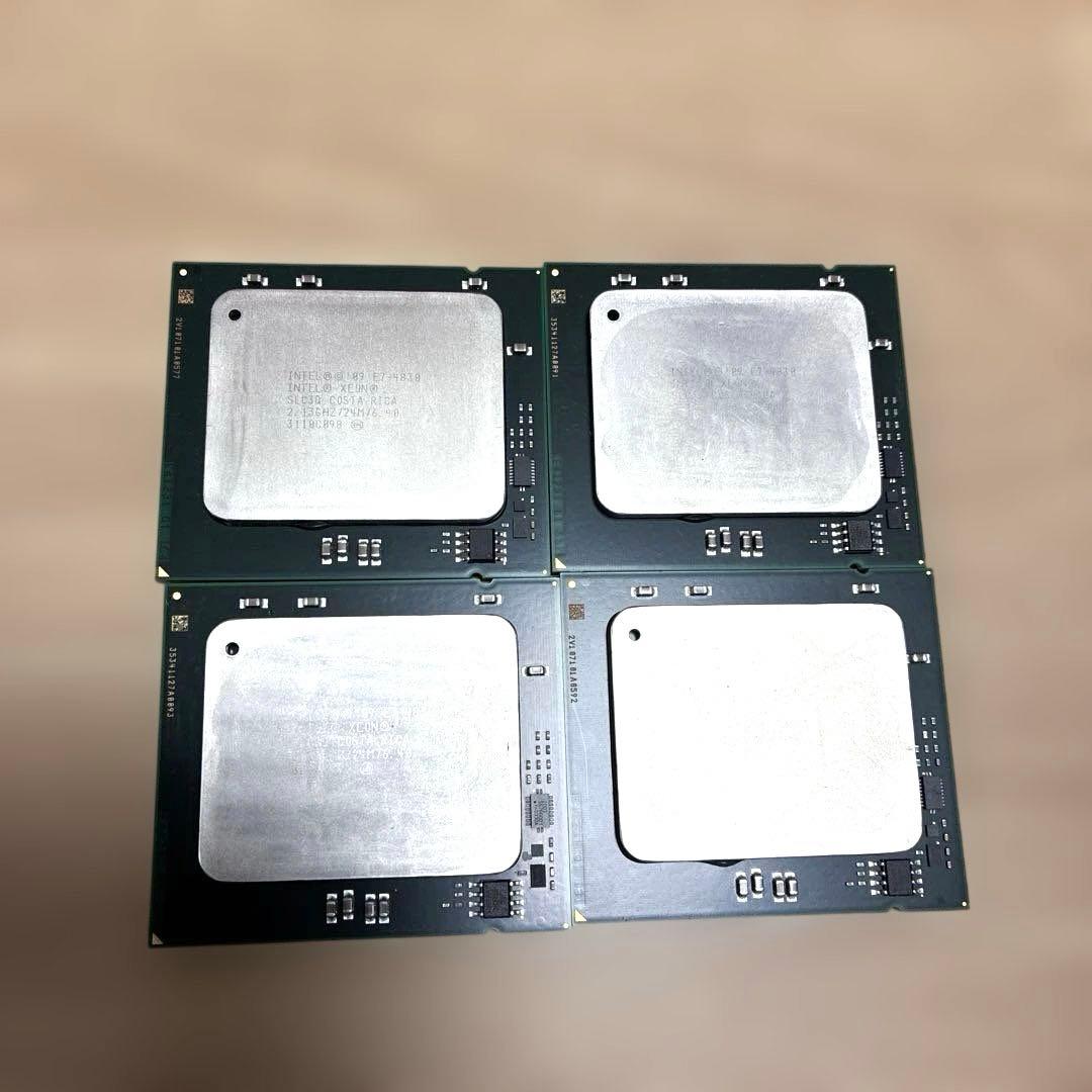 Intel Xeon E7-4830 2.13GHZ SLC3Q 4枚同梱